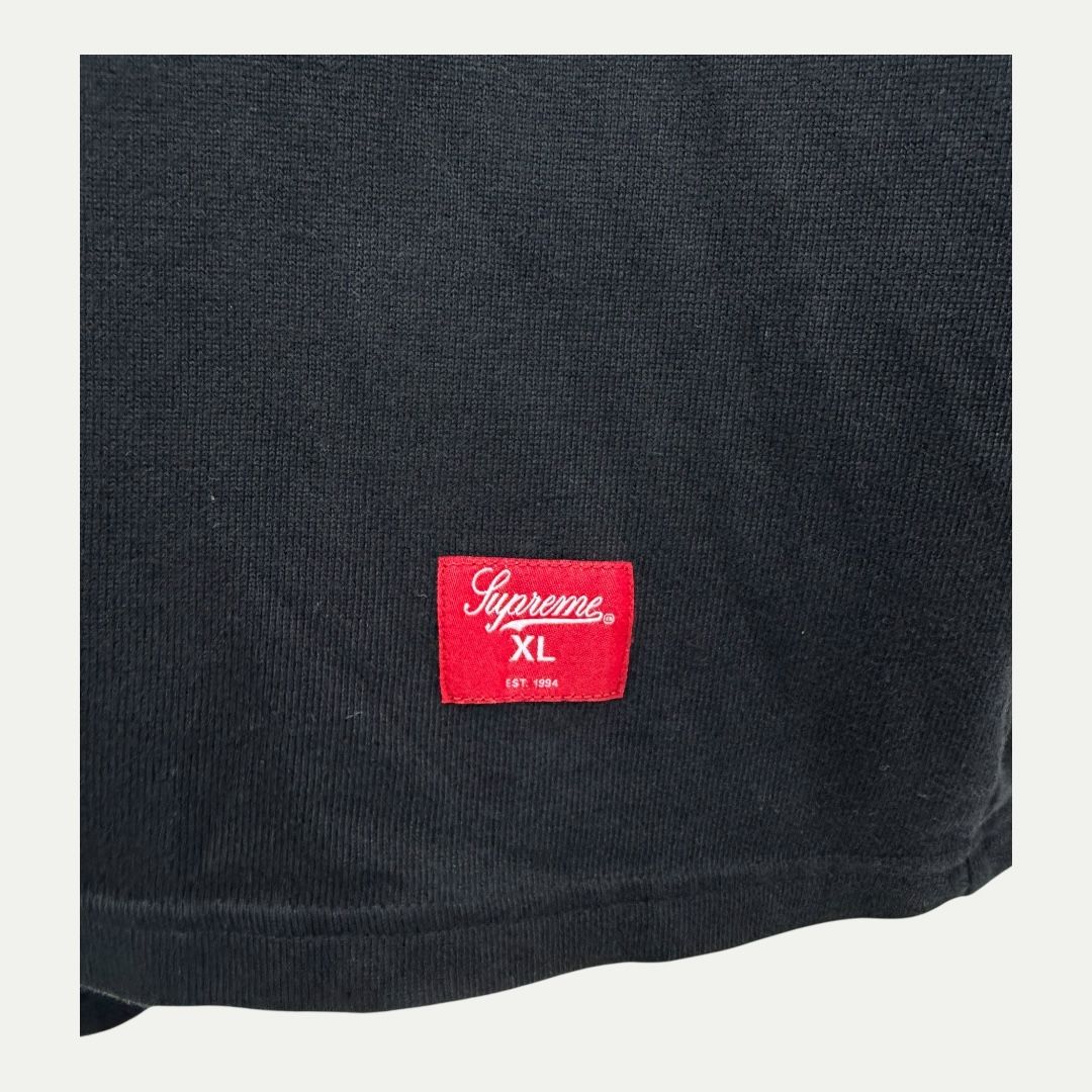 Supreme Affiliated Black Football L/S Tee Sz XL
