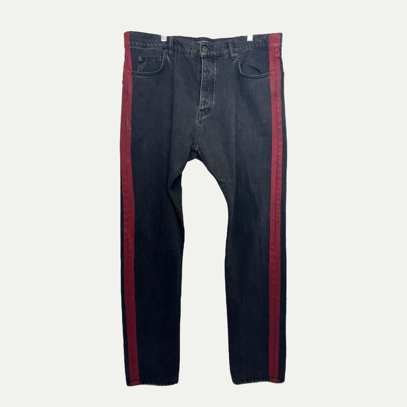 Balenciaga Red Stripe Denim Sz 36