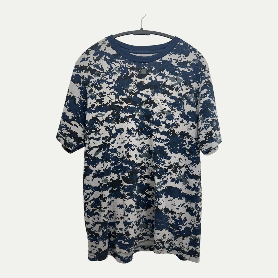 Supreme Navy Camo Tee Sz M
