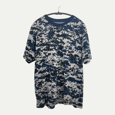 Supreme Navy Camo Tee Sz M