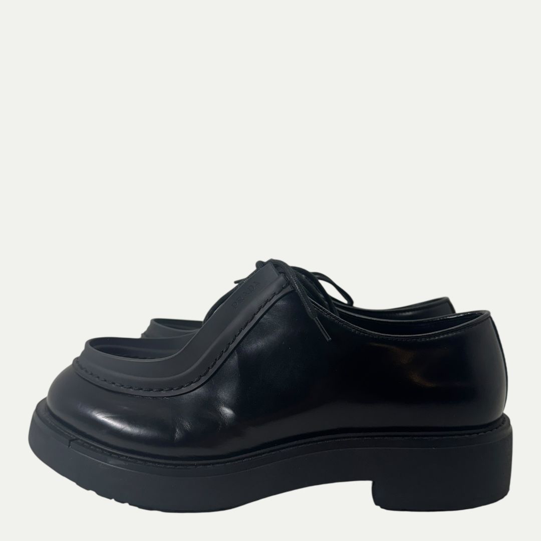 Prada Diaposen Leather Derby Sz 10.5(11.5)