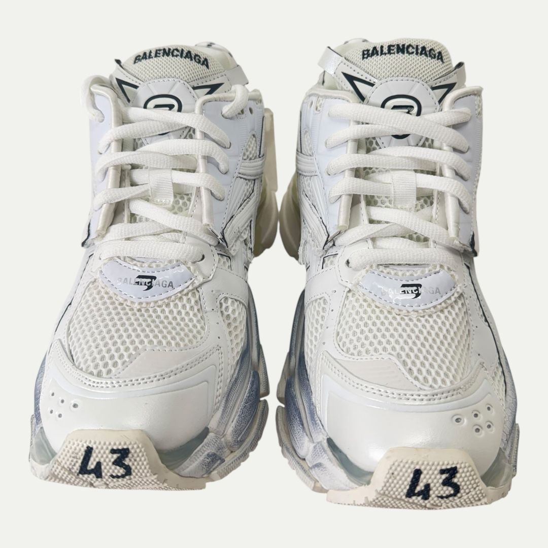 Balenciaga White Runner Sz 43(10.5-11)