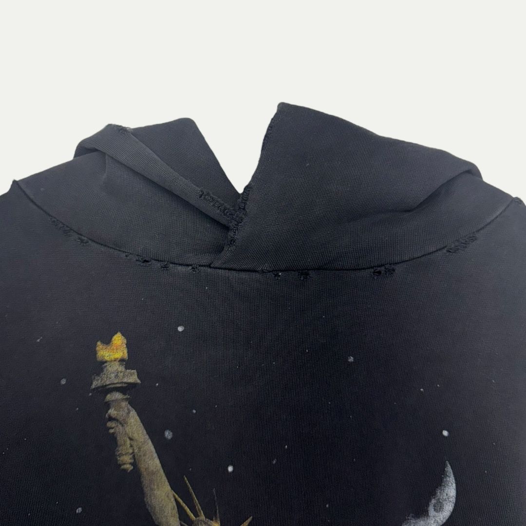 Balenciaga Paris Statue Of Liberty Hoodie Sz 2(L)