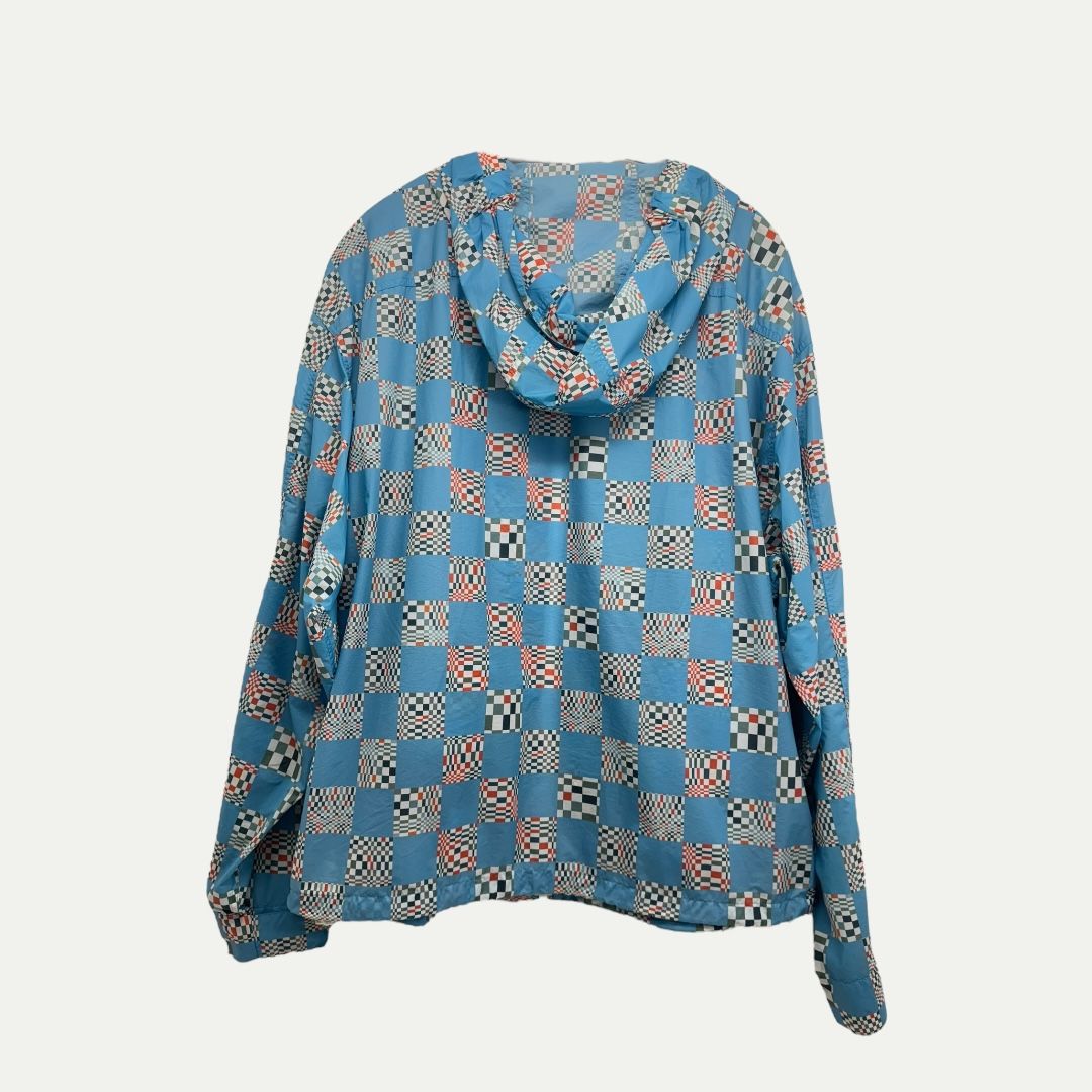 Louis Vuitton Checkered Blue Damier Windbreaker Sz 50(L)