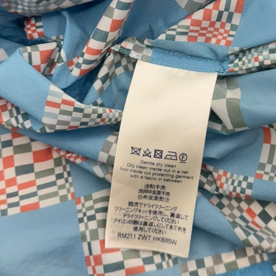 Louis Vuitton Checkered Blue Damier Windbreaker Sz 50(L)
