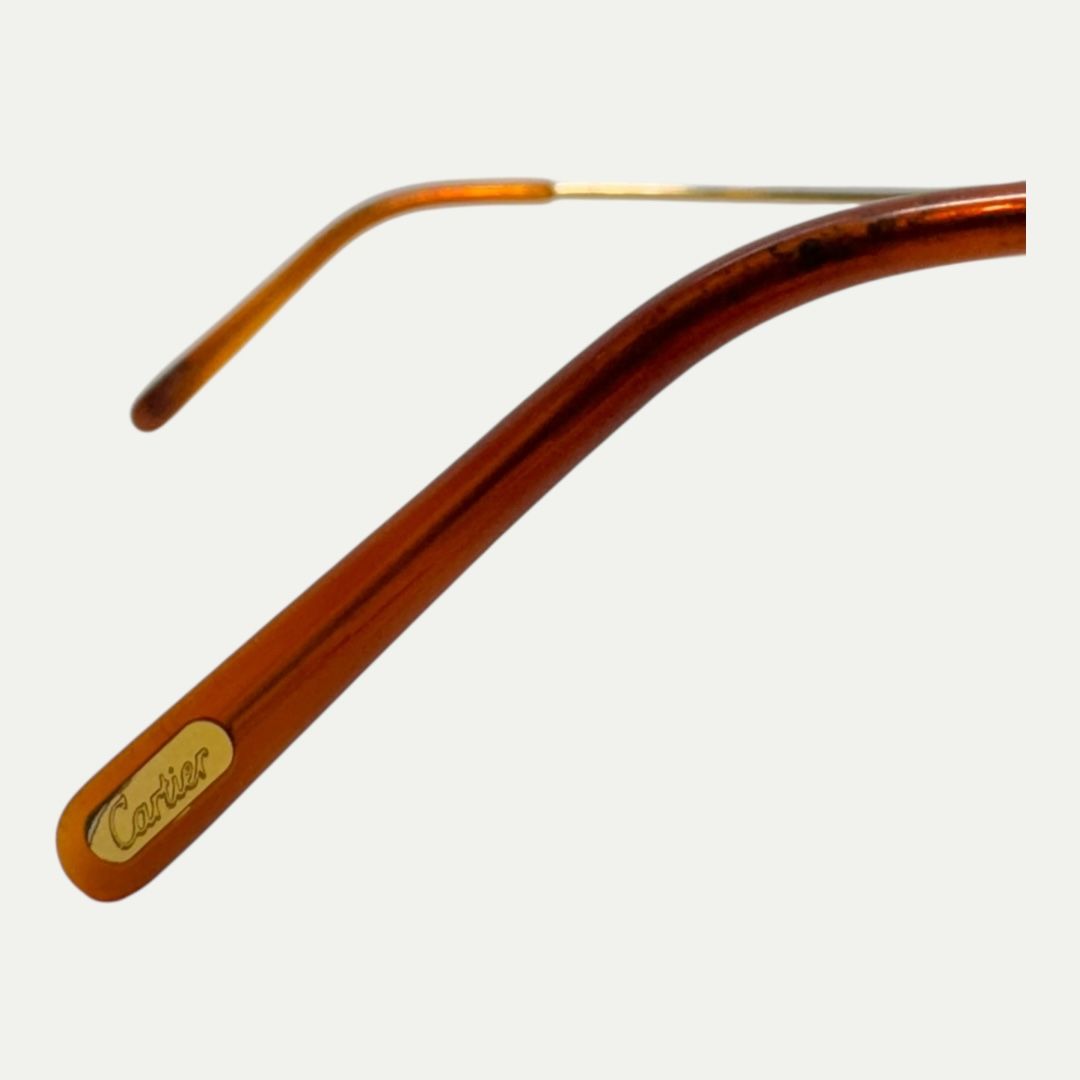 Cartier C Decor Rimless Sunglasses