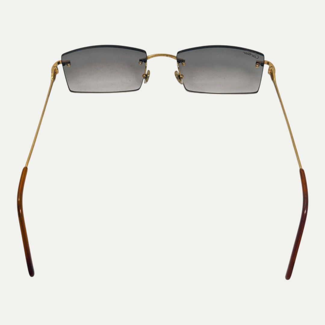 Cartier C Decor Rimless Sunglasses