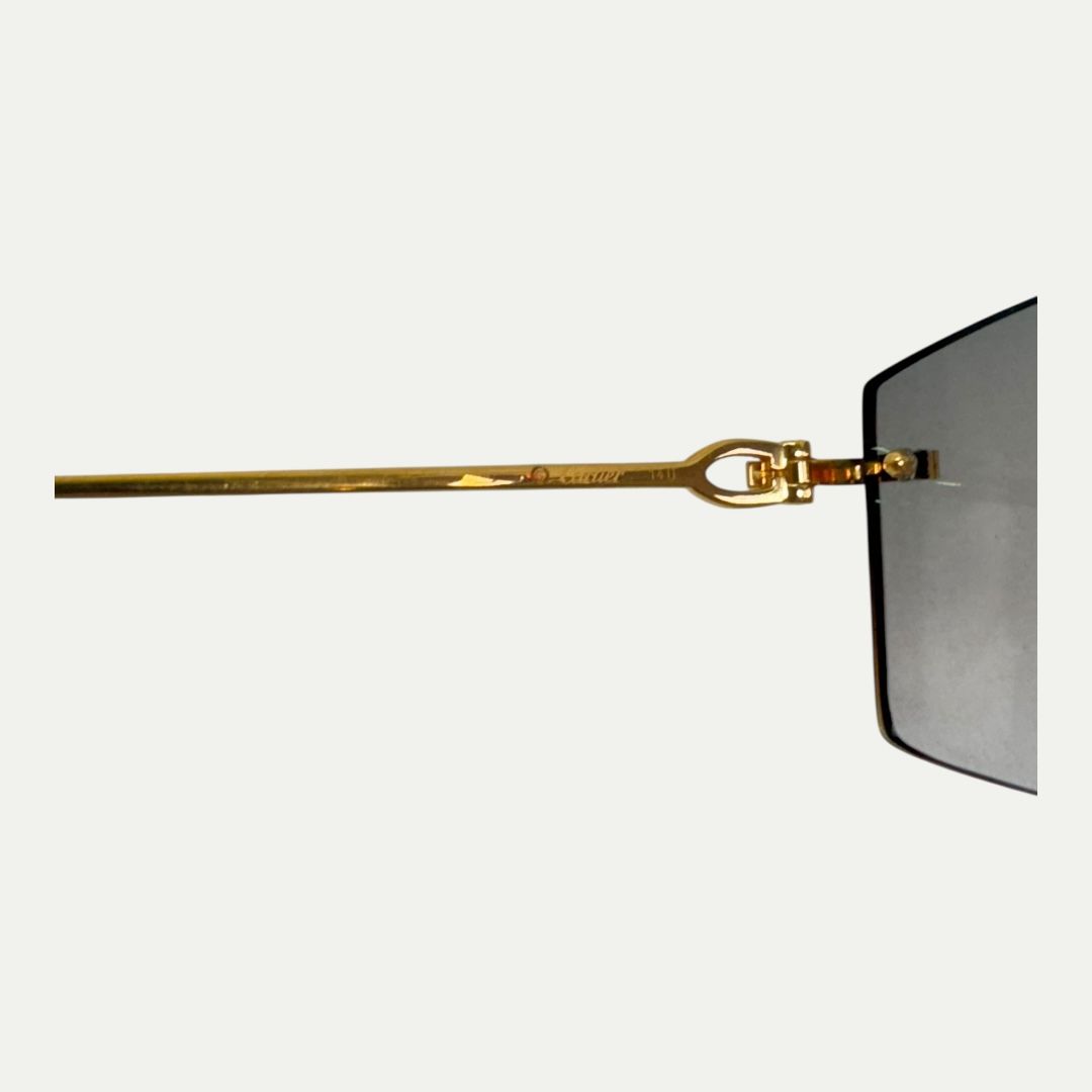 Cartier C Decor Rimless Sunglasses