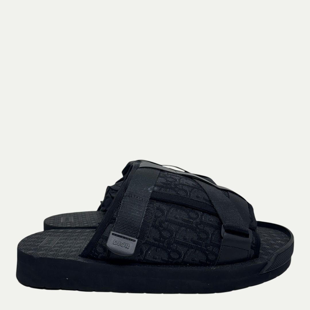 Dior Black Alpha Sandal Sz 47(14)