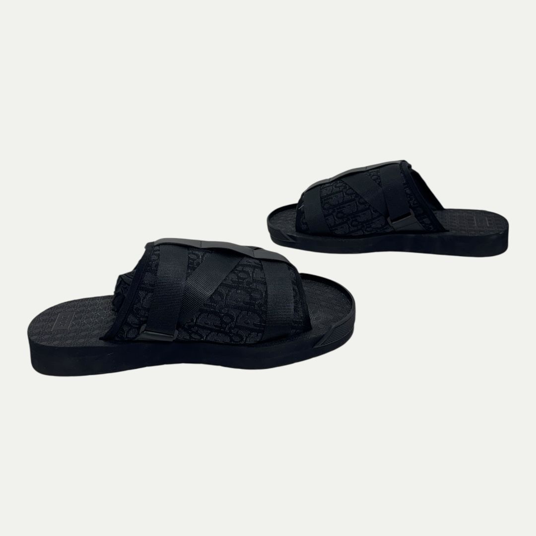 Dior Black Alpha Sandal Sz 47(14)