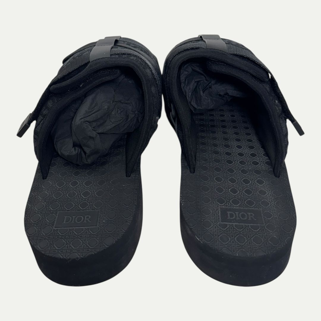 Dior Black Alpha Sandal Sz 47(14)