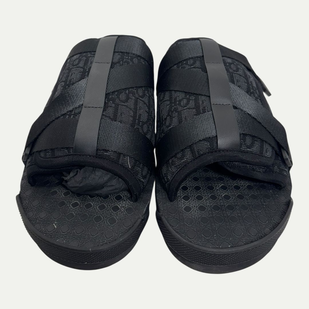 Dior Black Alpha Sandal Sz 47(14)