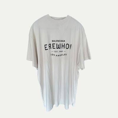Balenciaga Erewhon Collab White Tee Sz 2