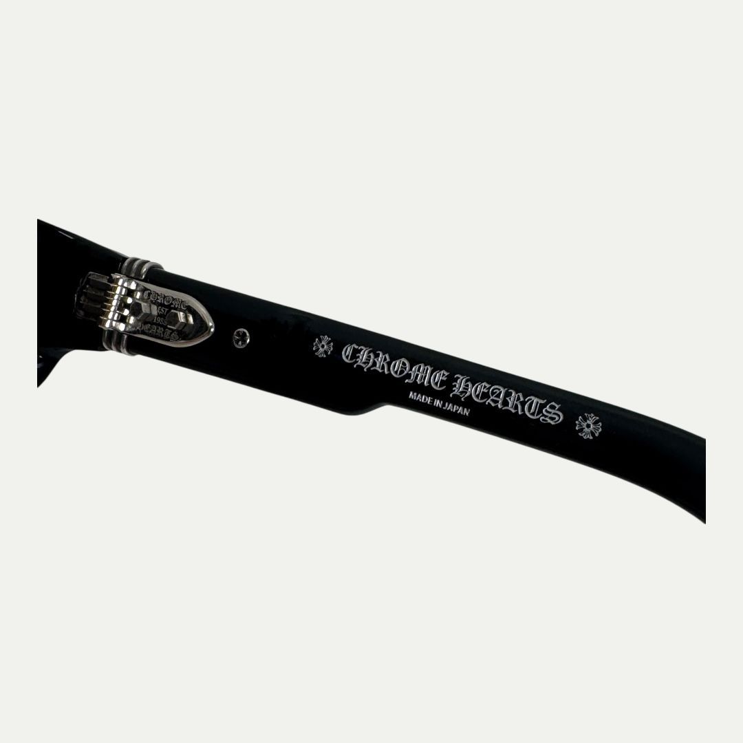Chrome Hearts T. Hutch Black Sunglasses