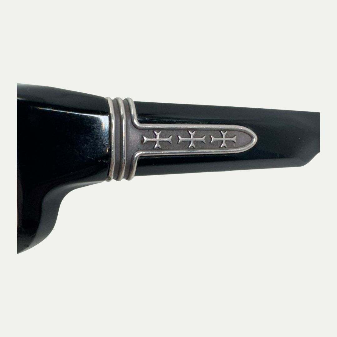 Chrome Hearts T. Hutch Black Sunglasses