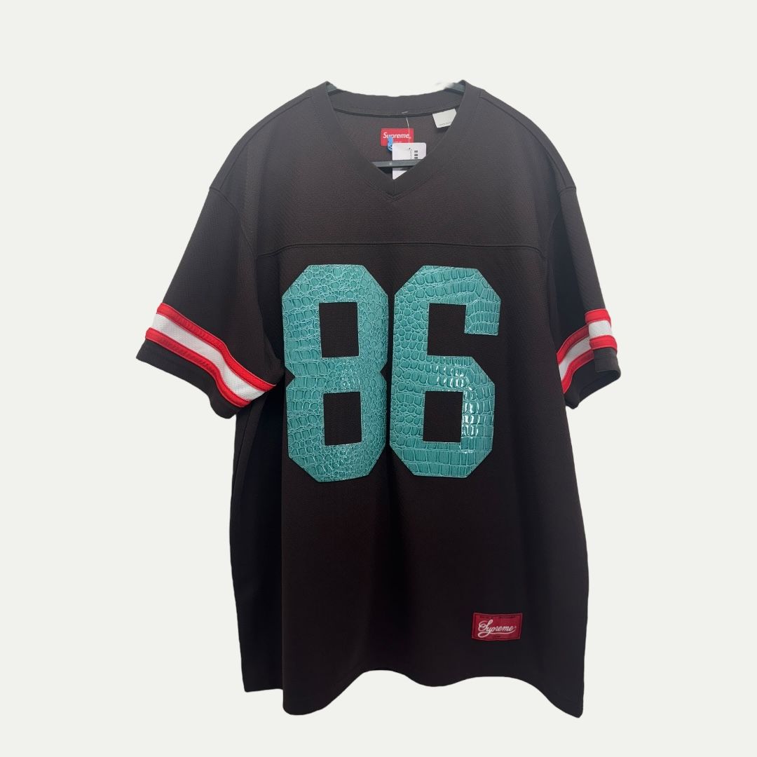 Supreme Faux Croc Football Jersey Sz XL