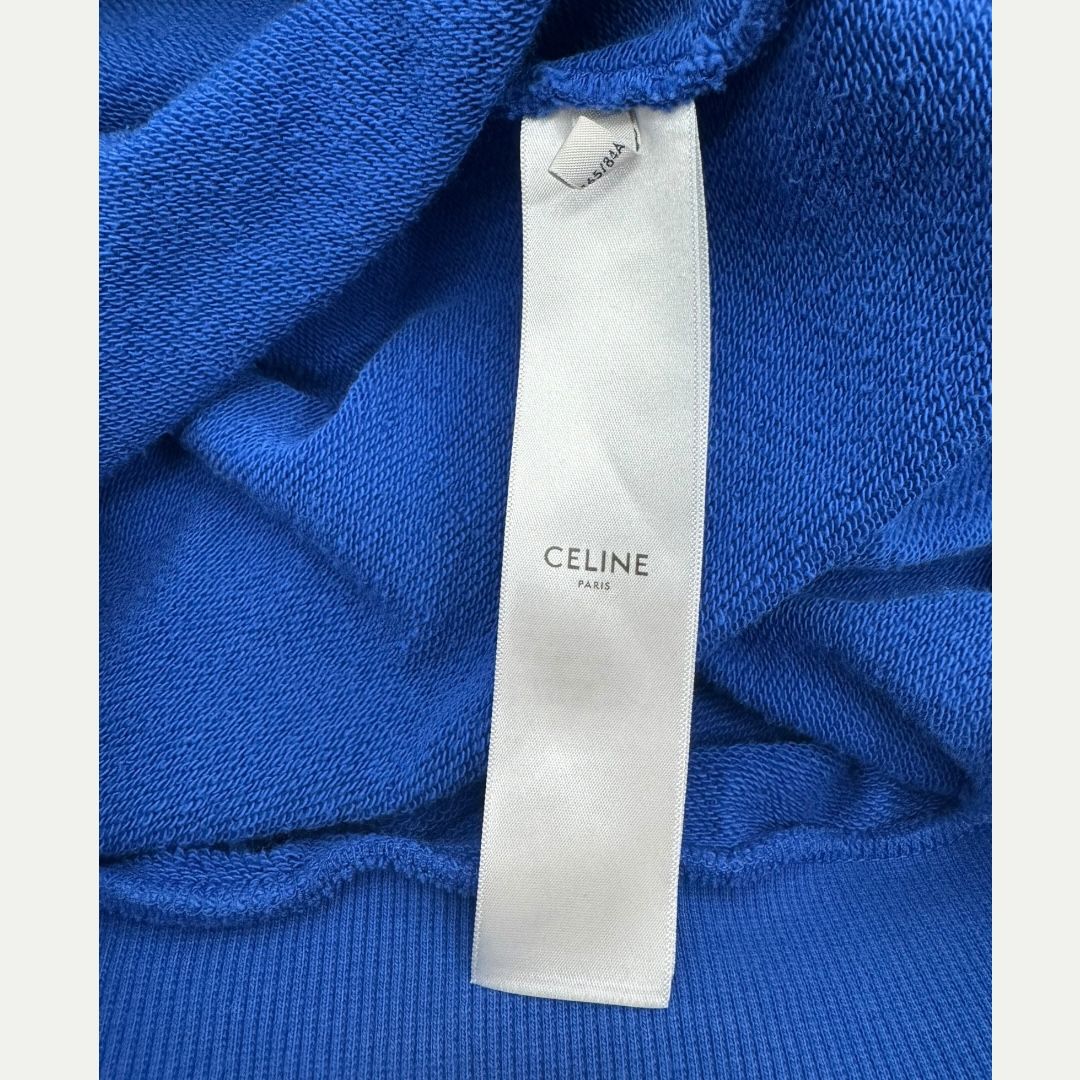 Celine Blue Logo Hoodie Sz S