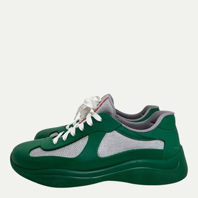 Prada Americas Cup Matte Green Sz 46(14)