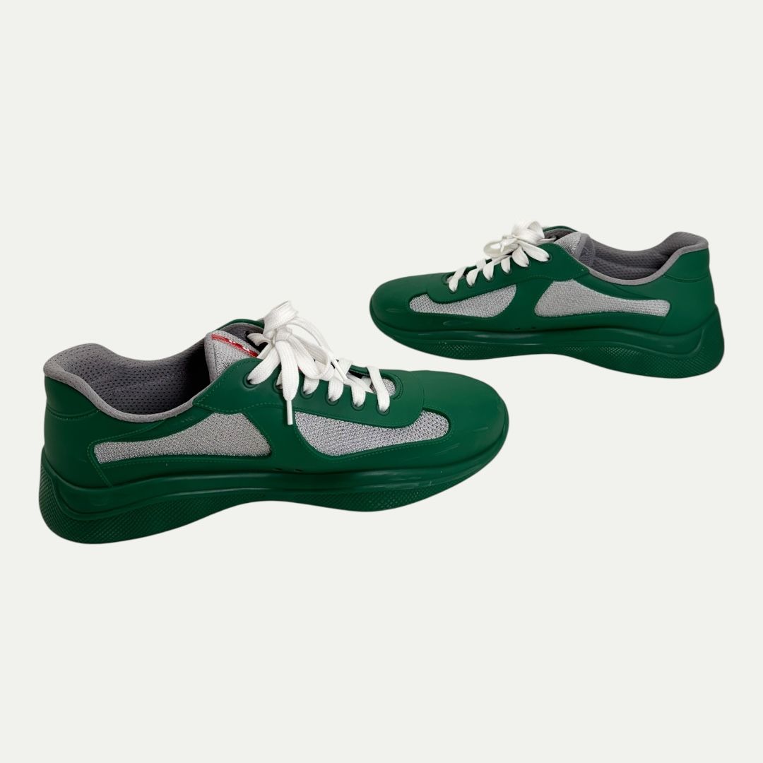 Prada Americas Cup Matte Green Sz 46(14)