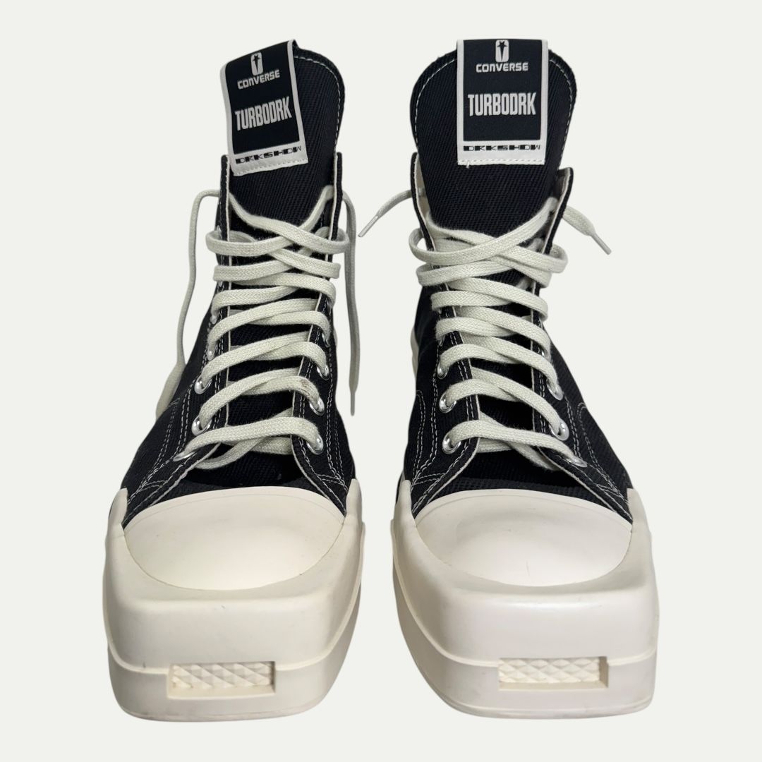 Converse x Rick Owens Drkshdw Turbodrk Hi Sz 13