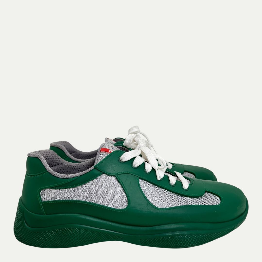 Prada Americas Cup Matte Green Sz 46(14)