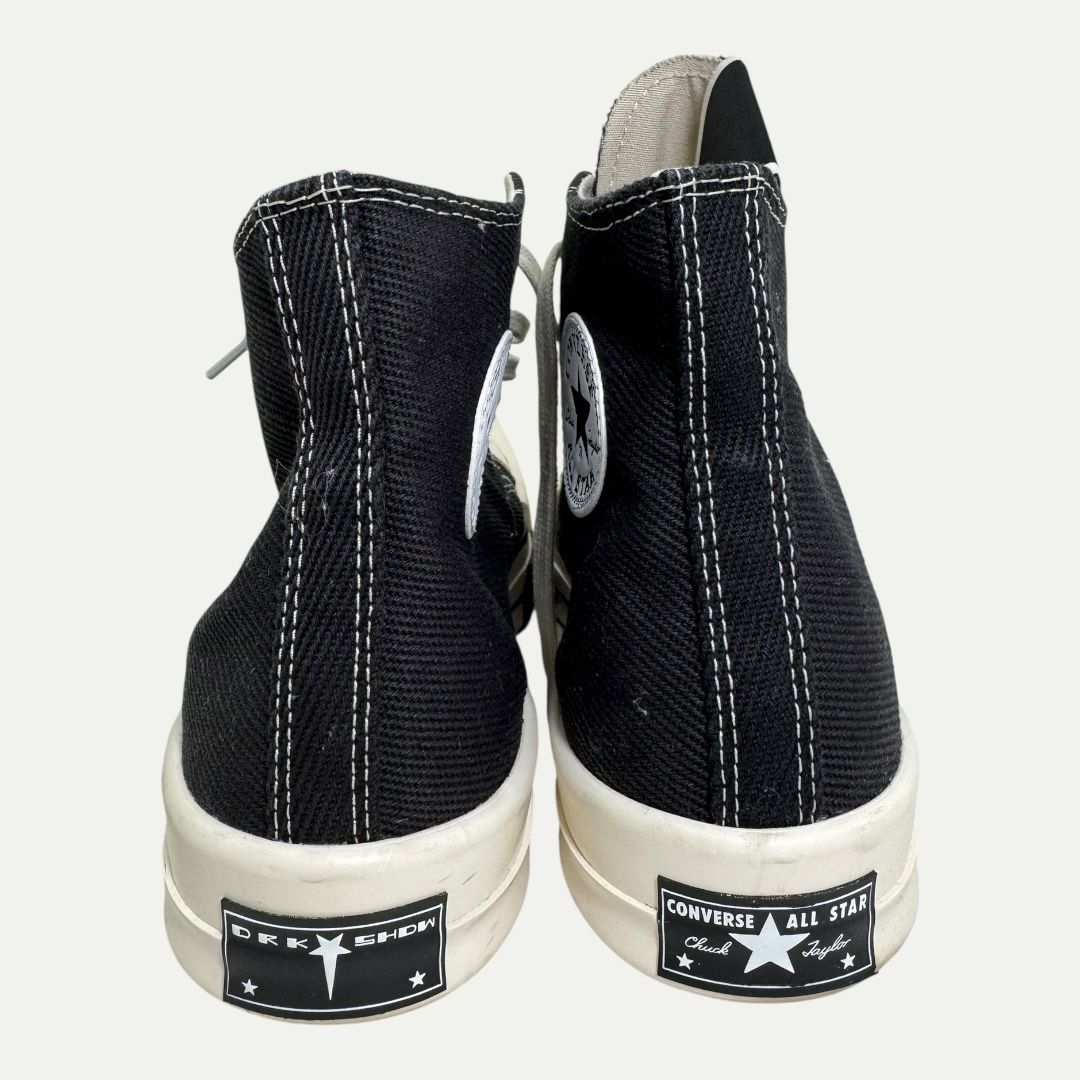 Converse x Rick Owens Drkshdw Turbodrk Hi Sz 13