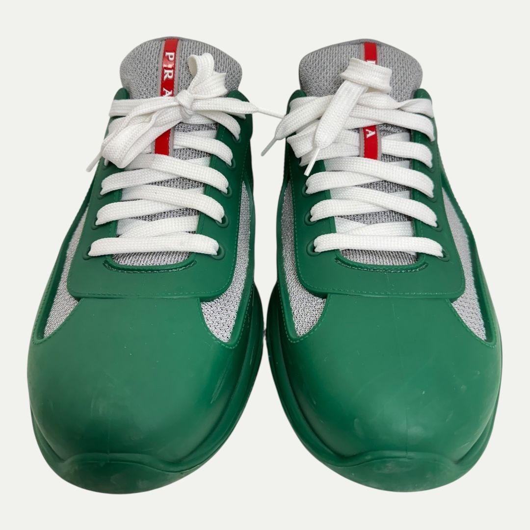 Prada Americas Cup Matte Green Sz 46(14)