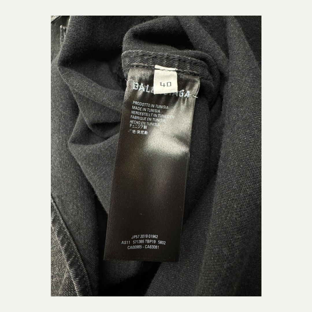 Balenciaga Dark Wash Denim Overshirt Sz 40(L)