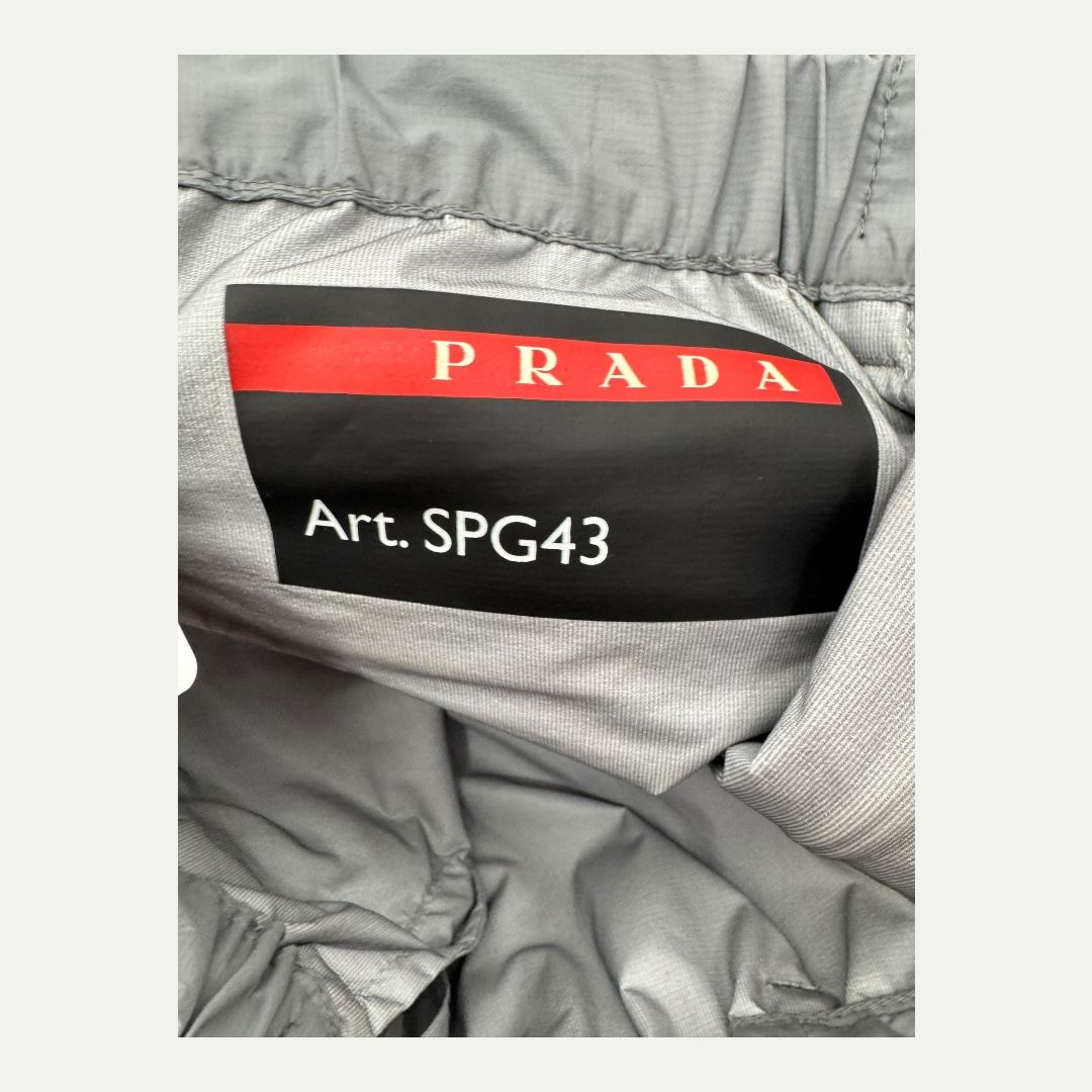 Prada Grey Nylon Pants Sz 48(30)