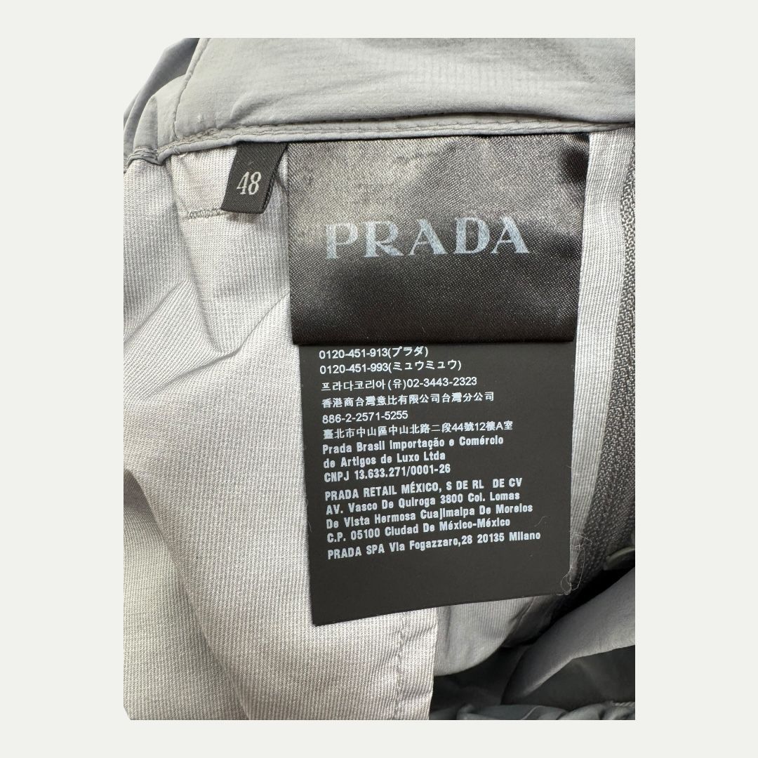 Prada Grey Nylon Pants Sz 48(30)