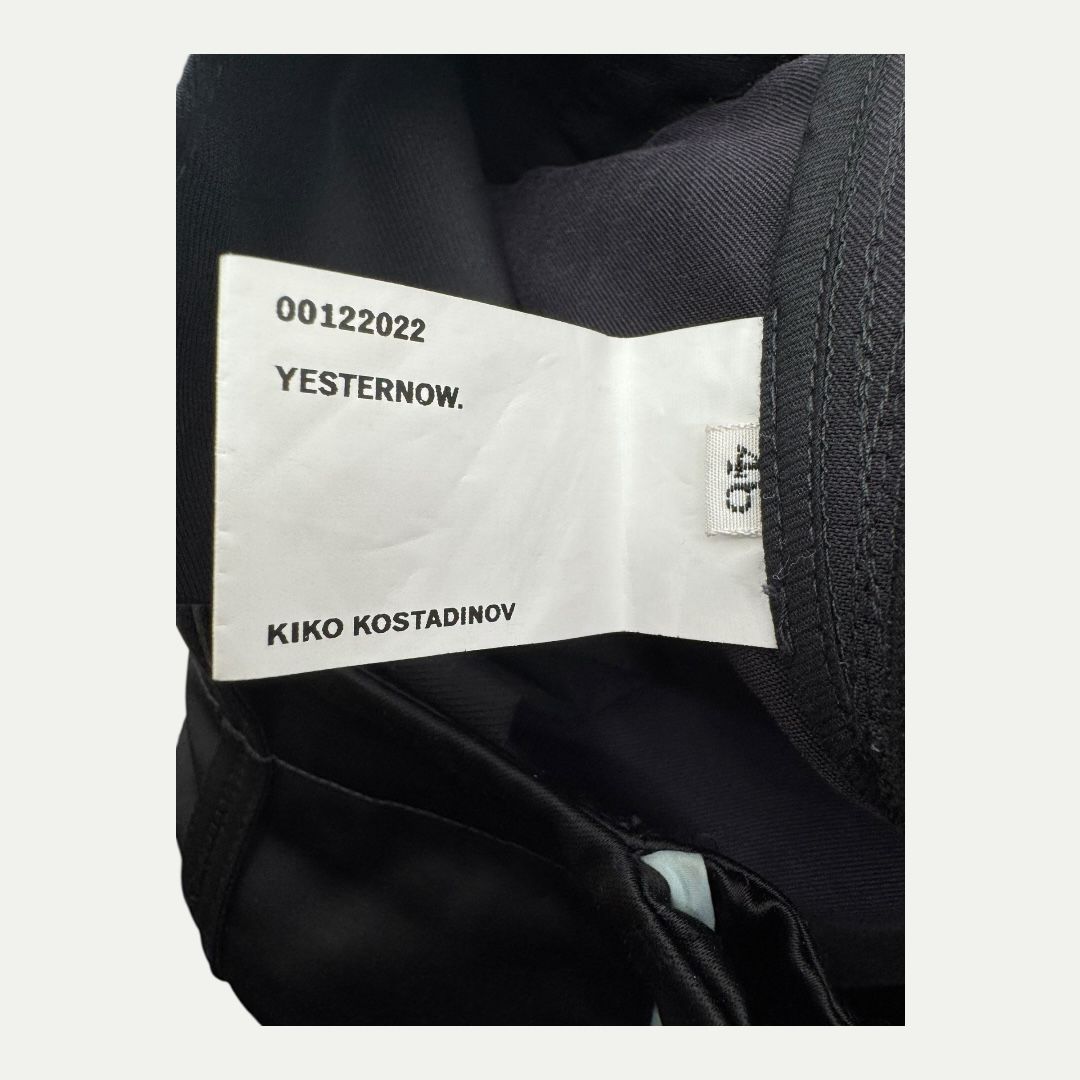 Kiko Kostadinov Black Paneled Pants Sz 46(30)