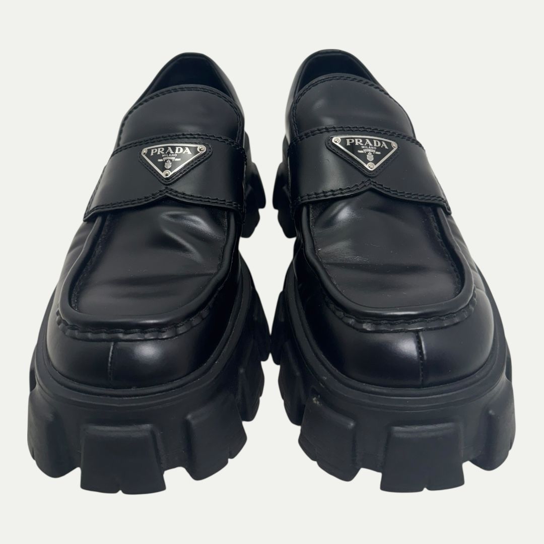 Prada Monolith Loafers Sz 7.5(8.5-9)