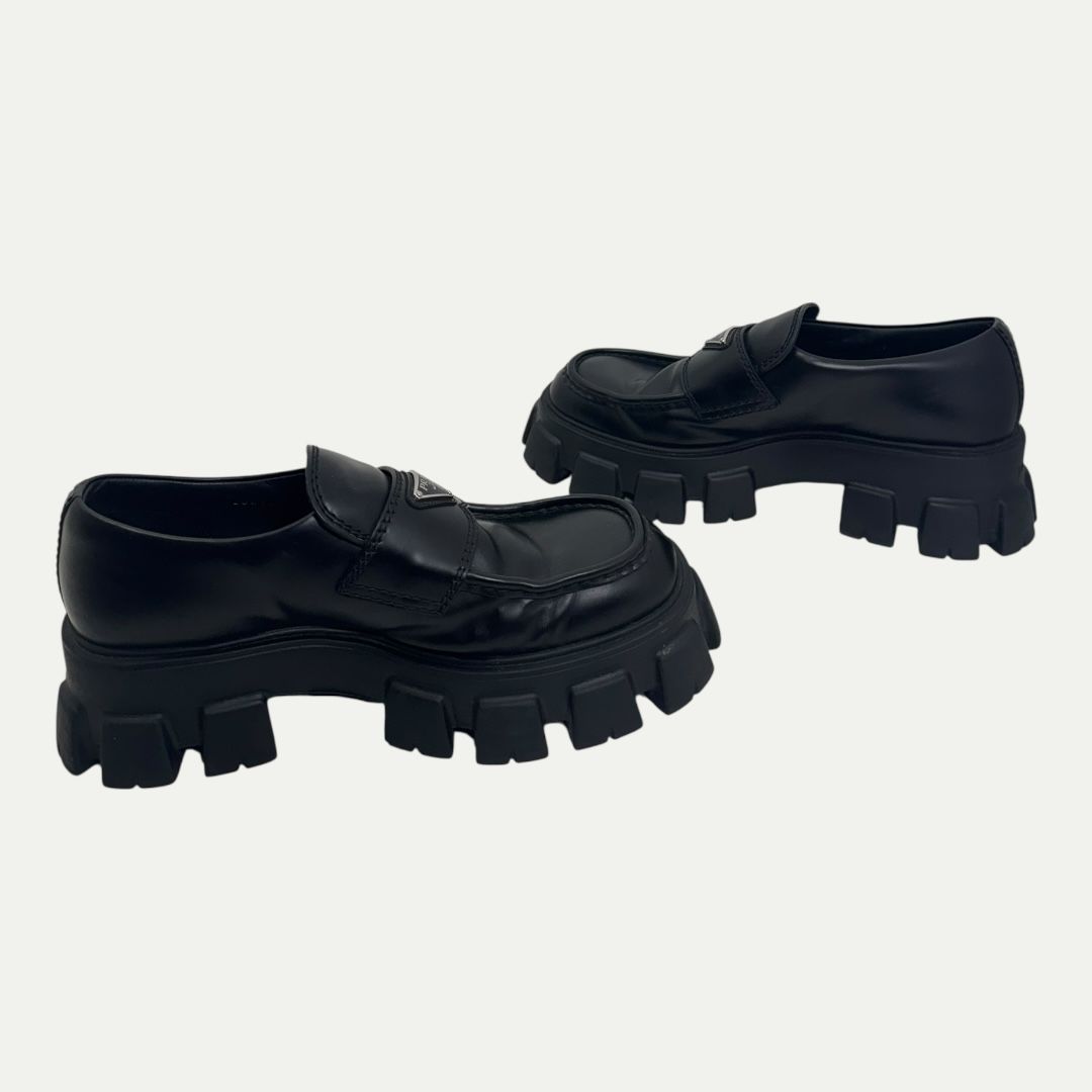Prada Monolith Loafers Sz 7.5(8.5-9)