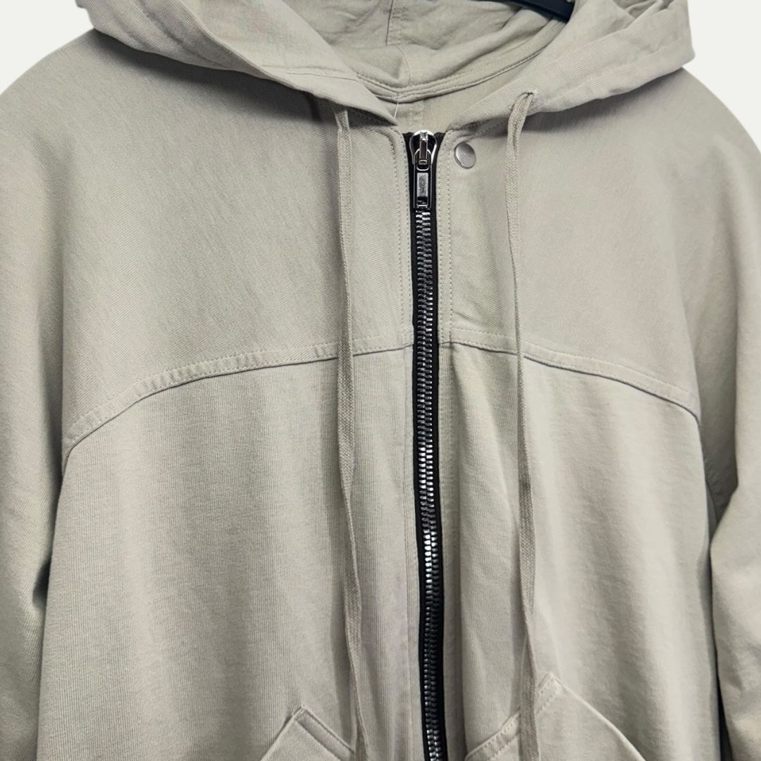 Rick Owens Off White Giacca Hoodie Sz M