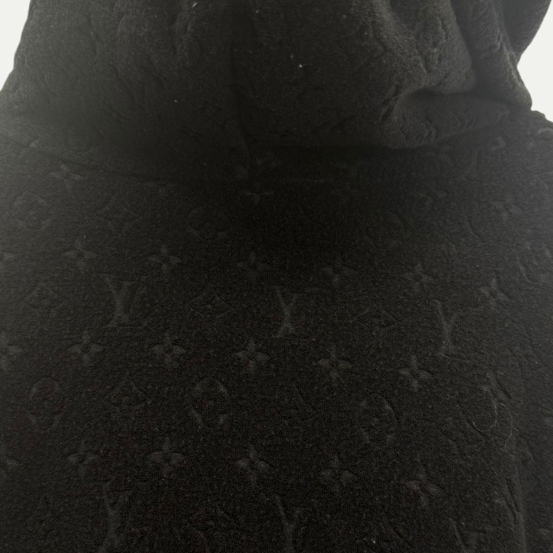 Louis Vuitton Black Monogram Towel Zip Up Sz XXL(XL)