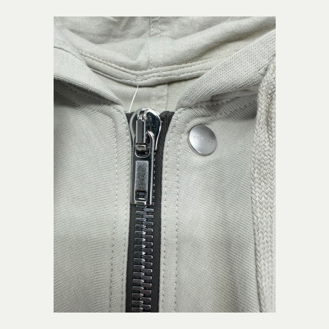 Rick Owens Off White Giacca Hoodie Sz M