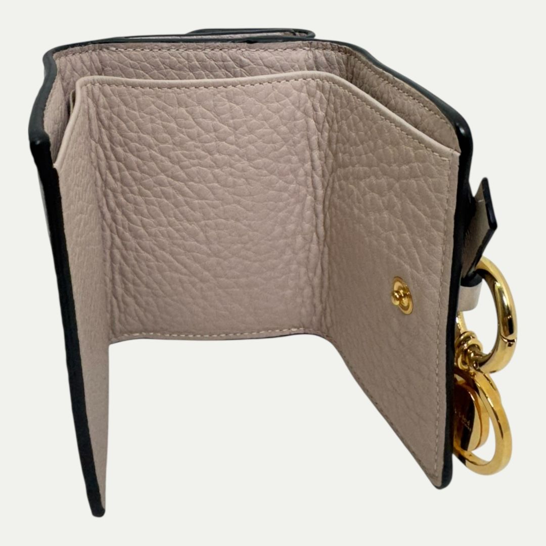 Chloe Leather Alphabet Wallet