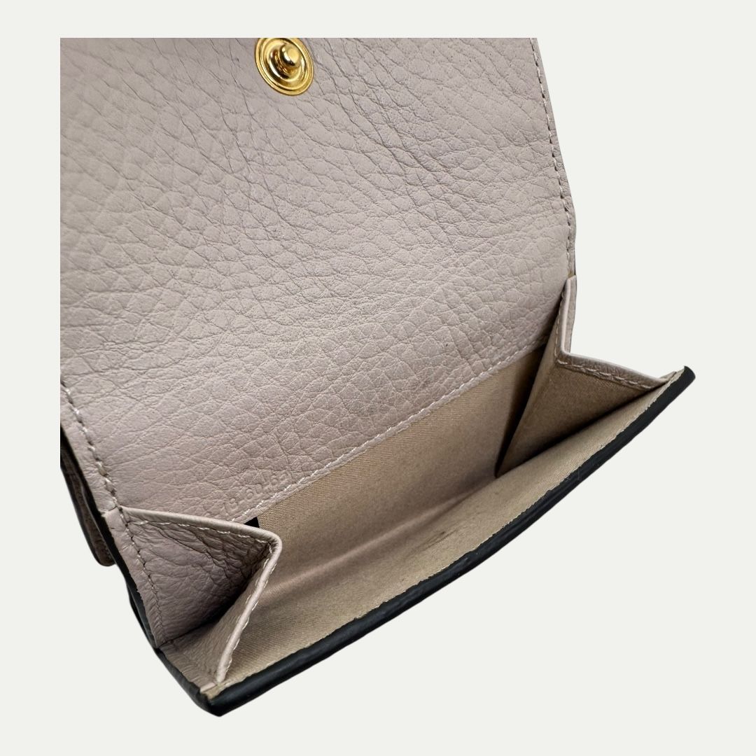 Chloe Leather Alphabet Wallet