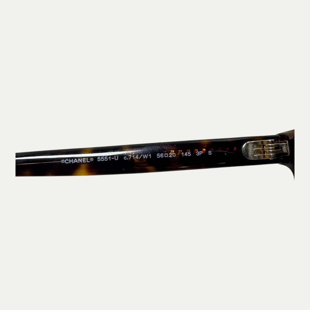 Chanel 5551-U Tortoise Sunglasses