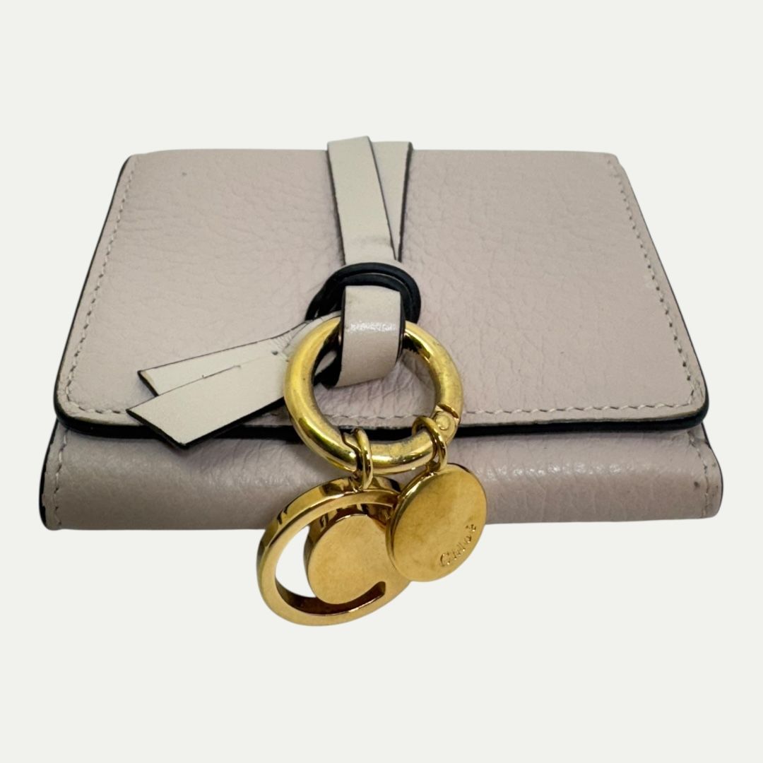 Chloe Leather Alphabet Wallet