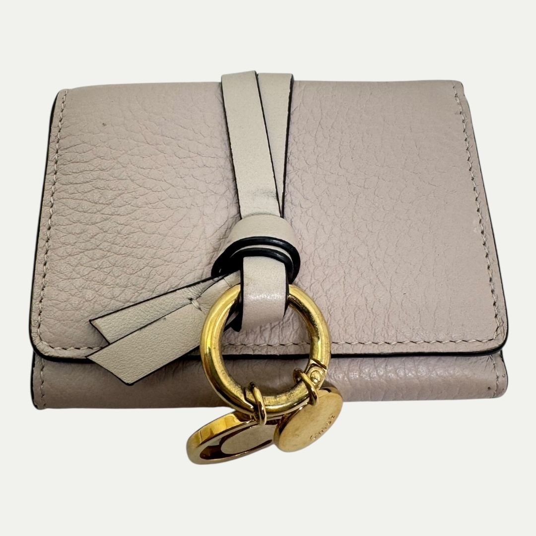 Chloe Leather Alphabet Wallet