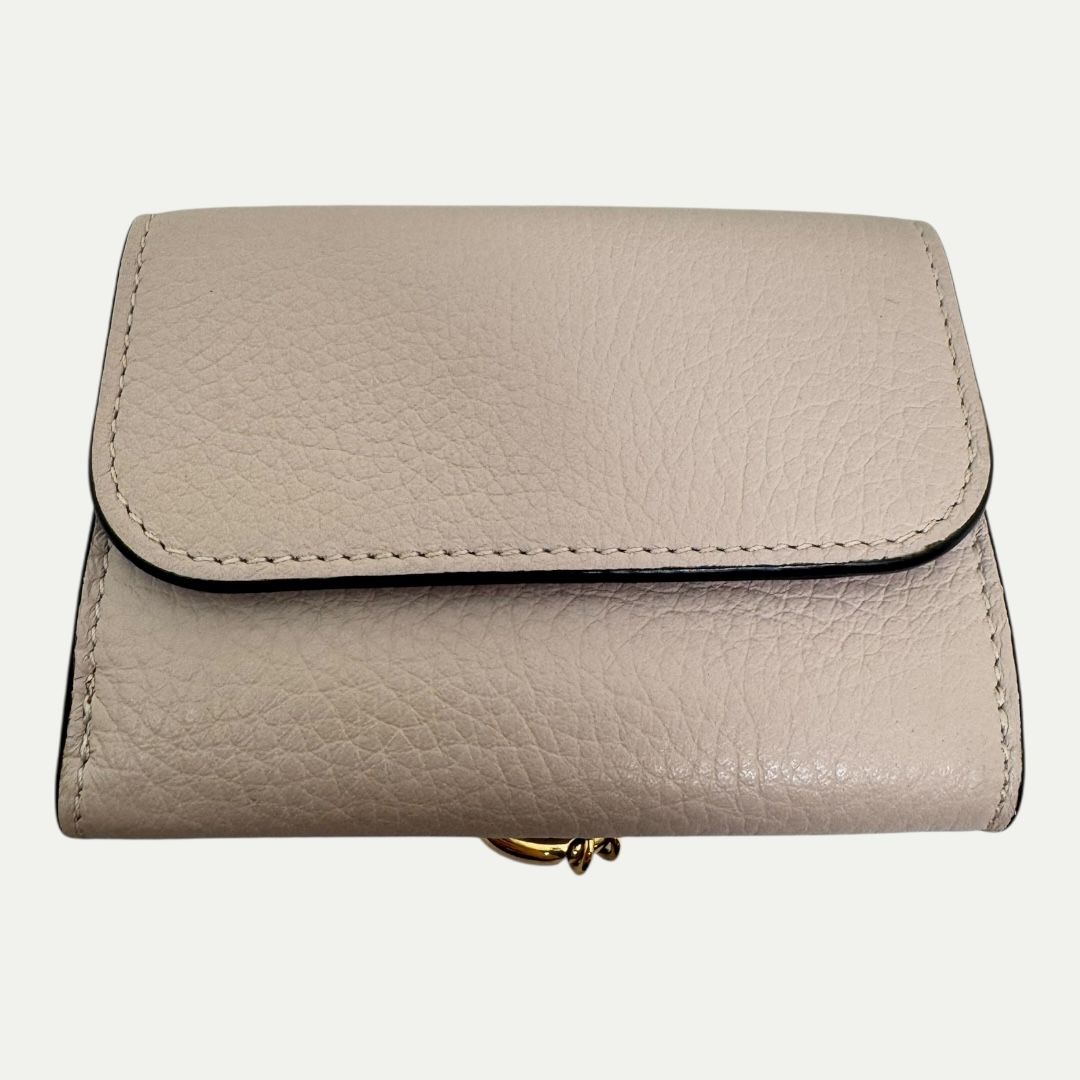 Chloe Leather Alphabet Wallet