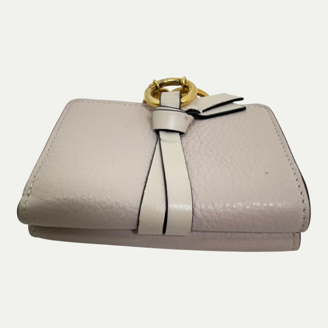 Chloe Leather Alphabet Wallet