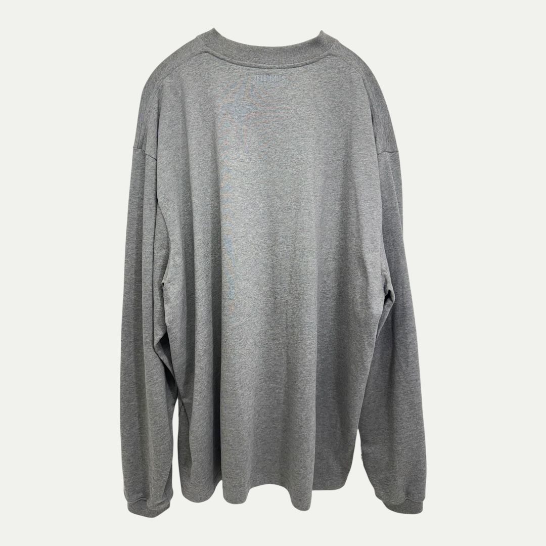 Vetements Wash Tag Crewneck Sz M(XXL)