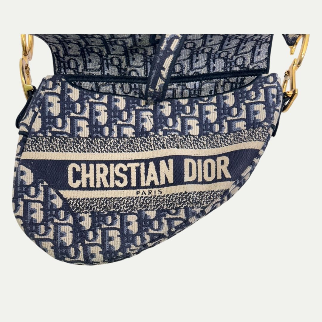 Christian Dior Oblique Saddle Shoulder Bag
