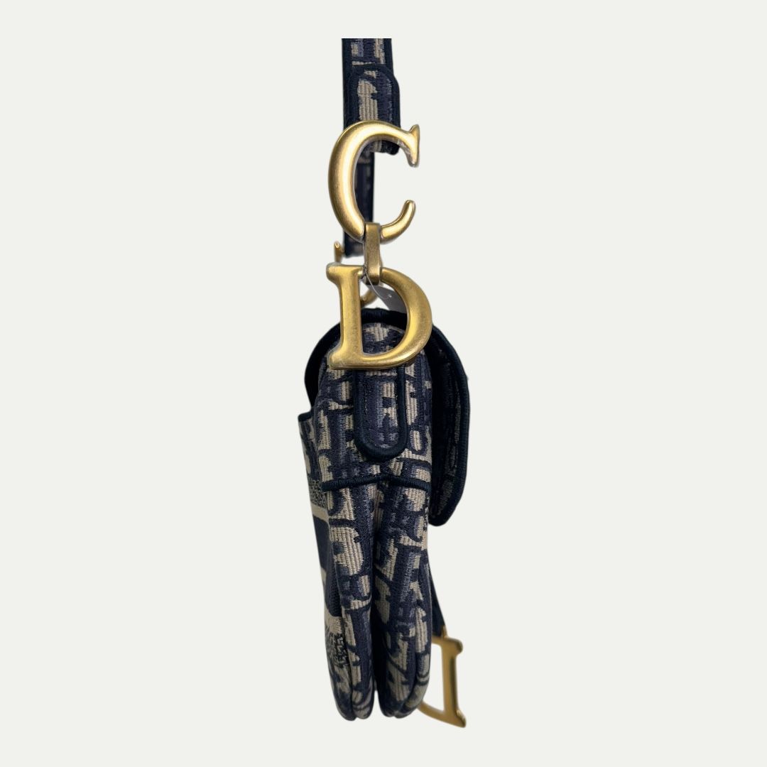 Christian Dior Oblique Saddle Shoulder Bag