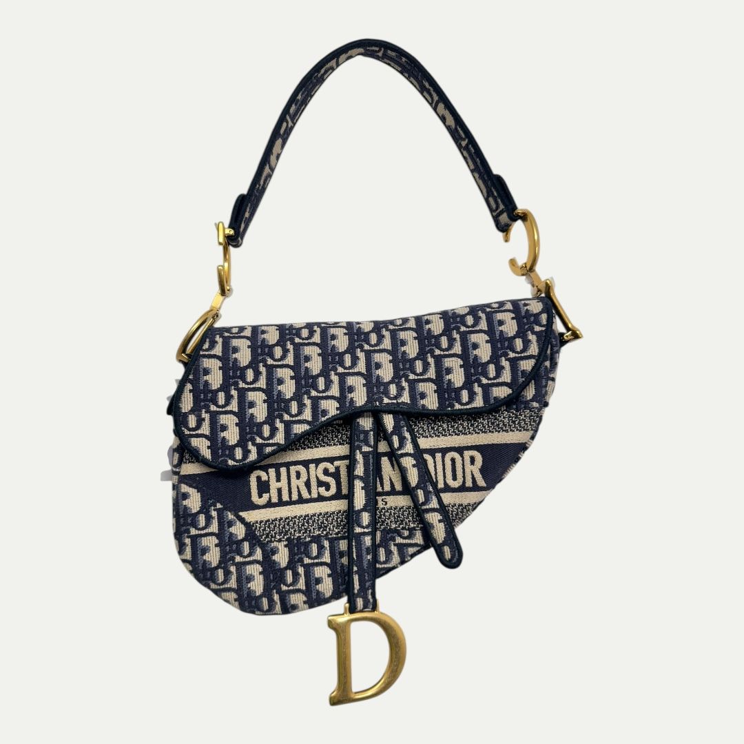 Christian Dior Oblique Saddle Shoulder Bag