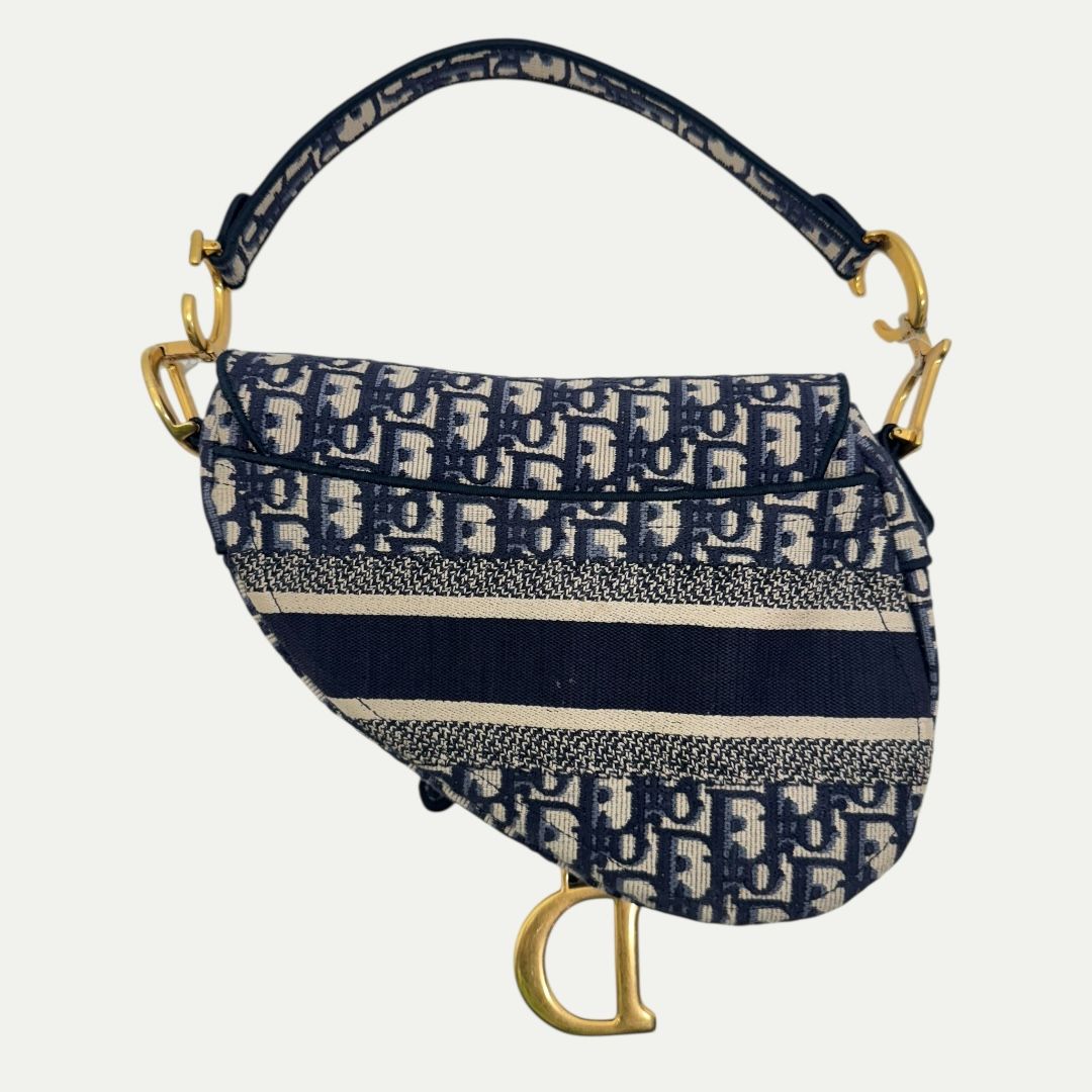 Christian Dior Oblique Saddle Shoulder Bag