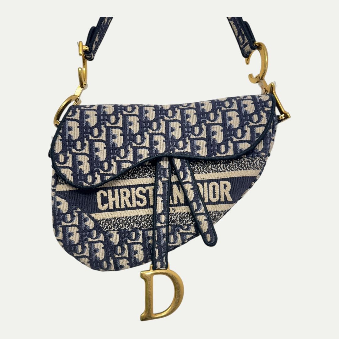 Christian Dior Oblique Saddle Shoulder Bag
