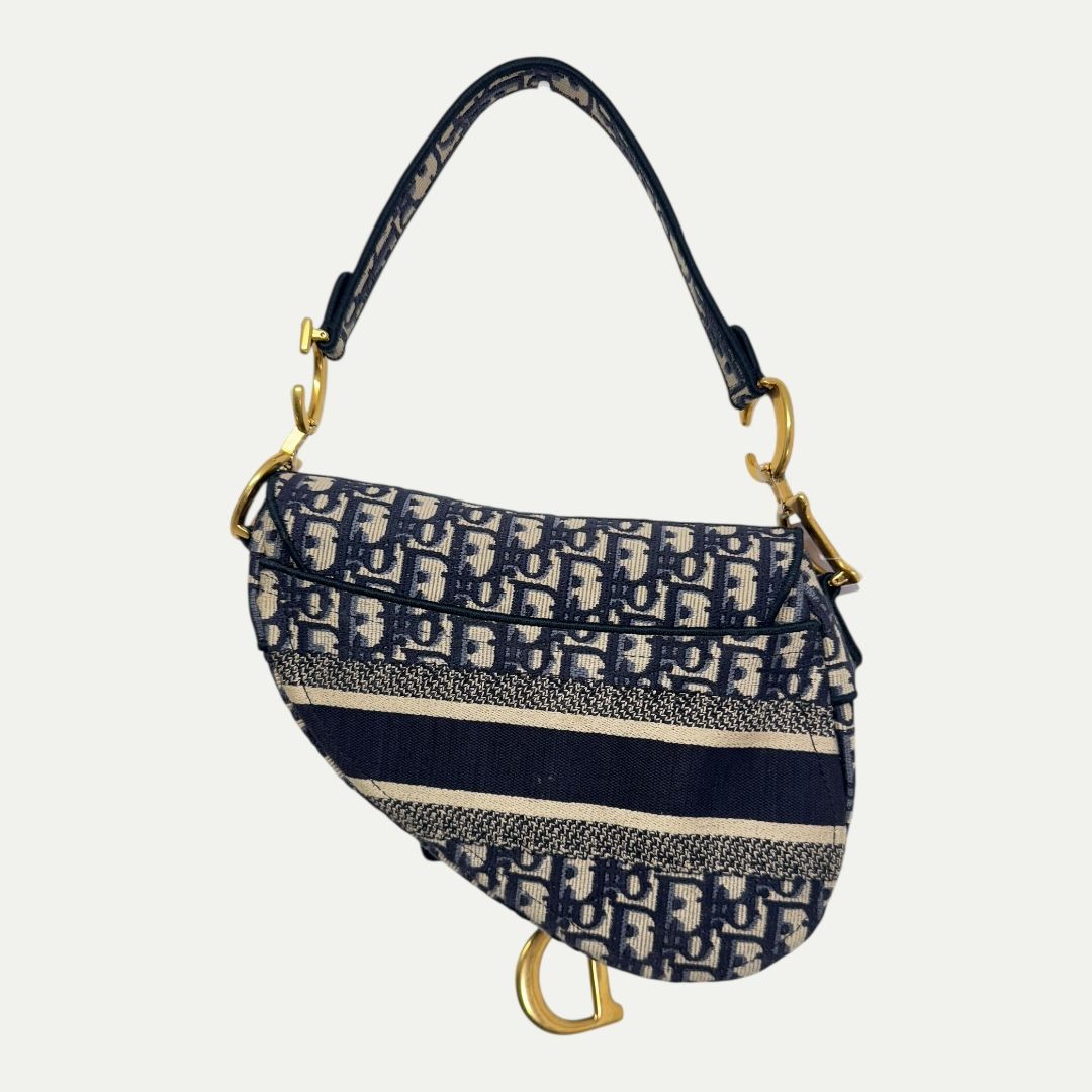 Christian Dior Oblique Saddle Shoulder Bag